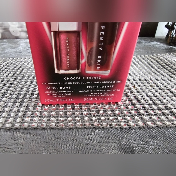 Fenty Beauty by Rihanna Chocolit Treatz Lip Luminizer + Lip Oil Duo-NEW - Picture 10 of 10